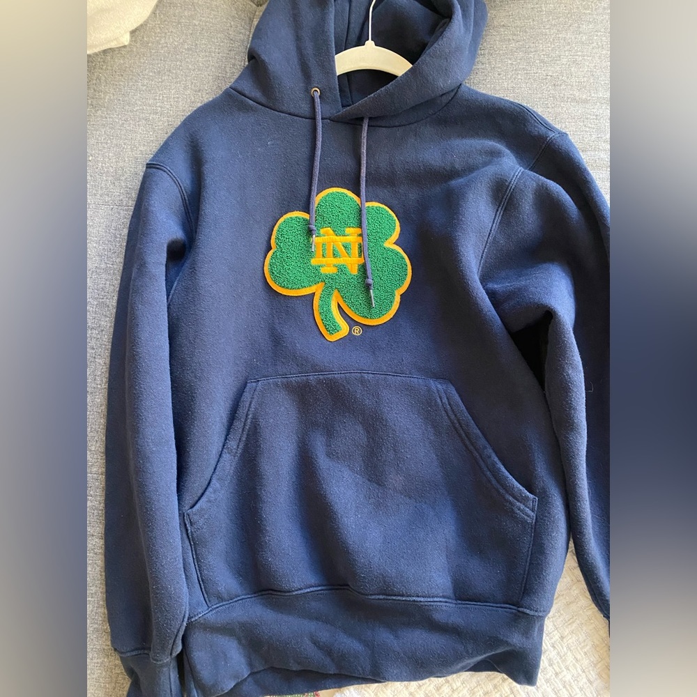 Vintage Jansport Notre Dame Hoodie - Small